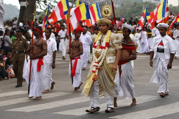 Procesión del festival de dientes de Kandy en Sri Lanka — Foto de Stock