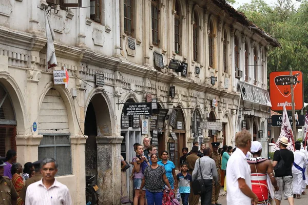 Historic house facade in Kandy Sri Lanka — ストック写真