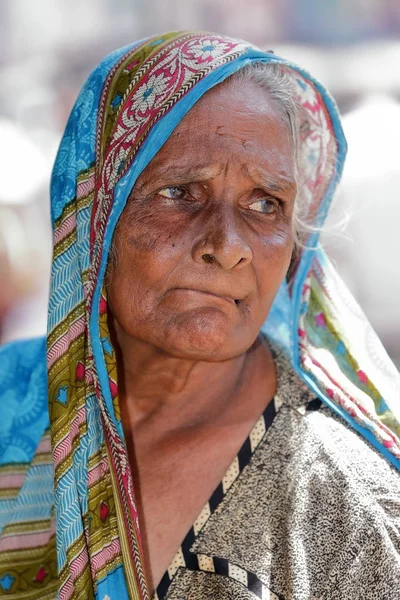 Sri Lanka yaşlı kadın — Stok fotoğraf