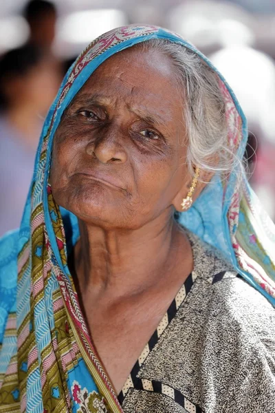 Sri Lanka yaşlı kadın — Stok fotoğraf