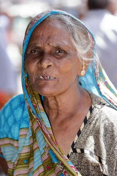 Old woman from Sri Lanka — Stock Photo, Image