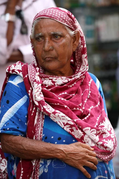 Sri Lanka yaşlı kadın — Stok fotoğraf