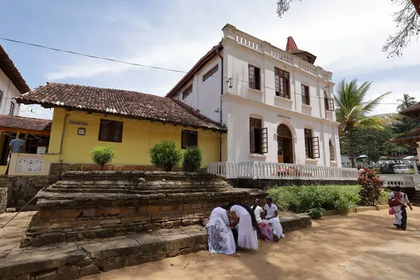 Templo Dentes Budista Kandy Sri Lanka Agosto 2017 — Fotografia de Stock