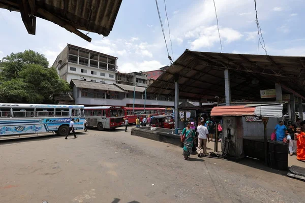 Kandy Sri Lanka Otogar Ağustos 2017 — Stok fotoğraf