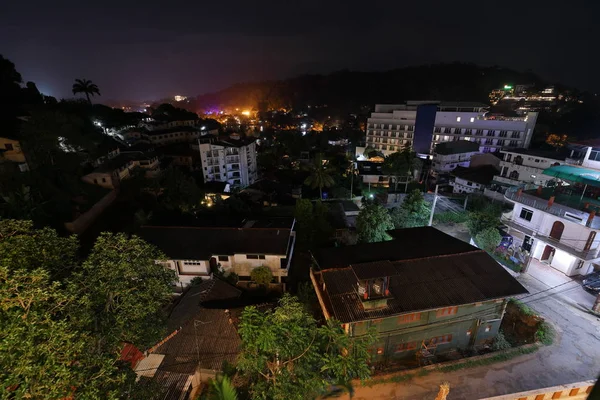 Vista Kandy Noche Agosto 2017 — Foto de Stock