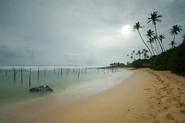 Het Stilt Vissers Koggala Beach Sri Lanka — Stockfoto