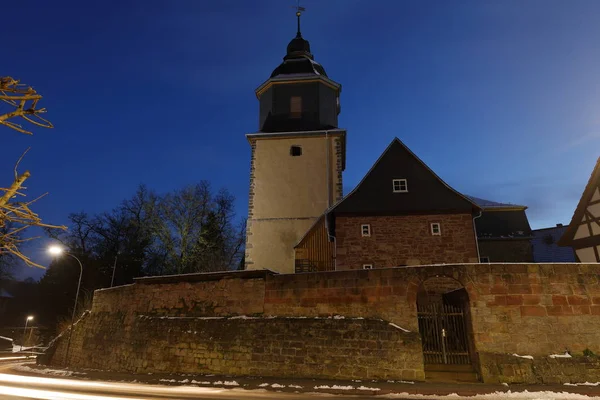 ヘッセン州の Herleshausen の城教会 — ストック写真