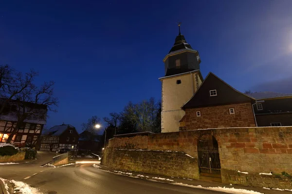 ヘッセン州の Herleshausen の城教会 — ストック写真