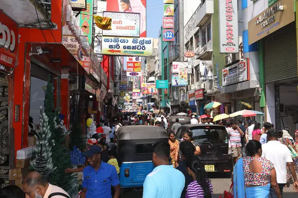 Business District Colombo Sri Lanka December 2017 — Stock Photo, Image