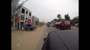 Trafik kaos ve tuk tuk Sri Lanka'da, 12 sürmek. Aralık 2017