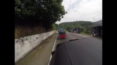 Trafik kaos ve tuk tuk Sri Lanka'da, 12 sürmek. Aralık 2017