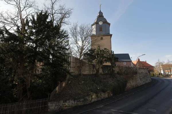 Замок Церкви Herleshausen Німеччині Гессе — стокове фото