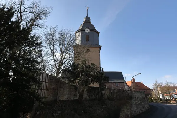 Замок Церкви Herleshausen Німеччині Гессе — стокове фото