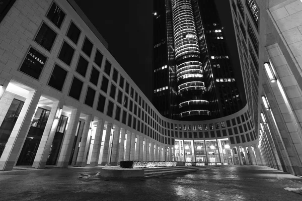 Ciudad Frankfurt Por Noche —  Fotos de Stock