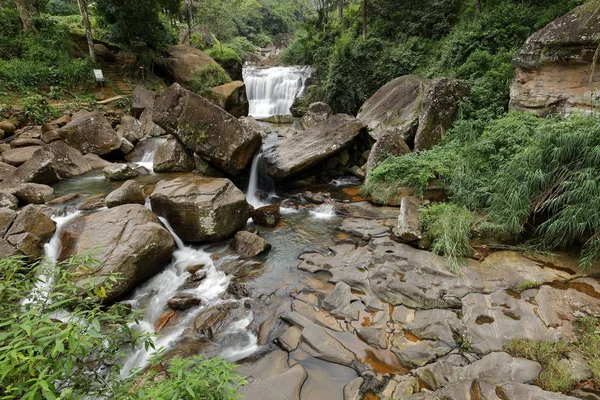 Der Ramboda Wasserfall Bei Kandy Sri Lanka — Stockfoto