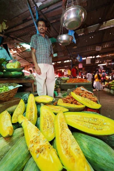 Market Halls Street Selling Kandy Sri Lanka Décembre 2017 — Photo