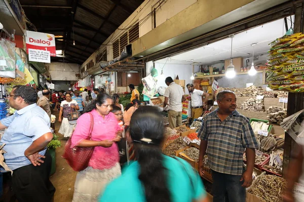 Market Halls Street Selling Kandy Sri Lanka Décembre 2017 — Photo