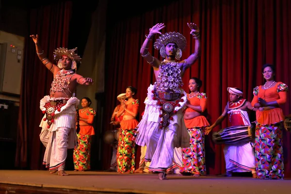 Kandy Dança Uma Apresentação Sri Lanka Anos Dezembro 2017 — Fotografia de Stock