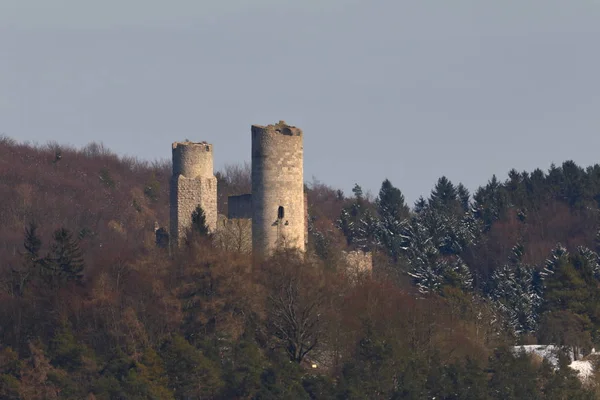 Die Burgruine Brandenburg Werratal Thüringen — Stockfoto