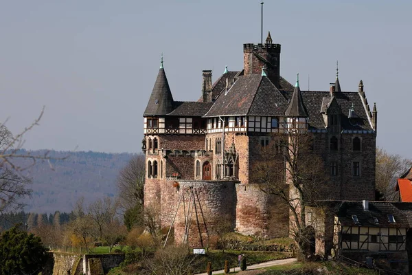 Замок Берлепш Витценхаузене Севере Гессенской Германии — стоковое фото