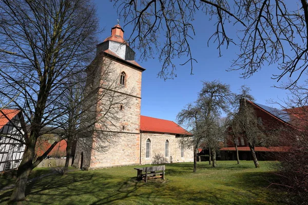 Деревенская Церковь Ррда Северной Гессене — стоковое фото