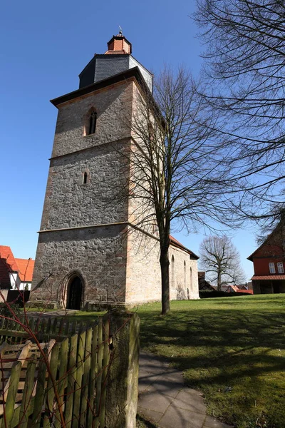 Die Dorfkirche Von Rhrda Nordhessen — Stockfoto