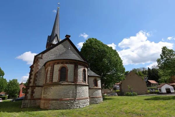 Деревенская Церковь Хрхеля Тюрингии — стоковое фото