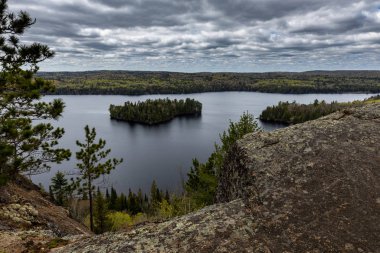 Ontario Kanada 'da Algonquin manzarası