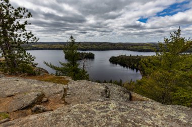 Ontario Kanada 'da Algonquin manzarası