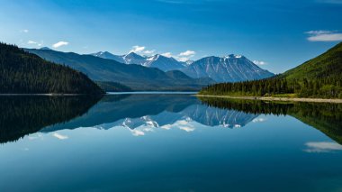Alaska ve Kanada 'daki Carcross ve Skagway arasındaki manzara