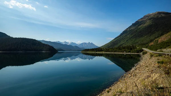 Ландшафт Між Каркросс Скагвеєм Алясці Канаді — стокове фото