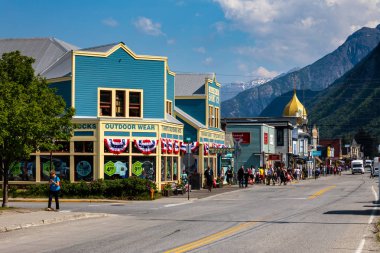 Alaska 'daki tarihi Skayway Şehri, 27. Haziran 2019