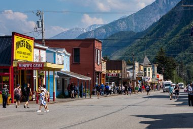 Alaska 'daki tarihi Skayway Şehri, 27. Haziran 2019