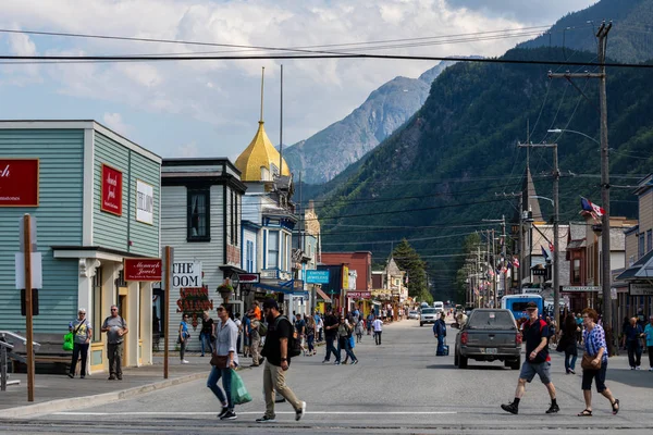 Alaska 'daki tarihi Skayway Şehri, 27. Haziran 2019