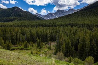 The Landscape of the Rocky Mountains in Canada