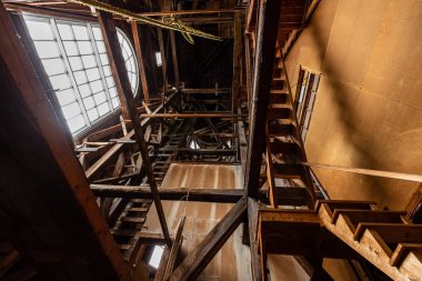 Nova Scotia Kanada 'daki Kilise Noktası Ahşap Kilisesi' nin içinde, 19. Mayıs 2019