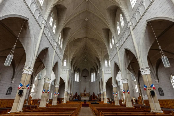 Wnętrze Kościoła Bernarda Nowej Szkocji Kanadzie Maj 2019 — Zdjęcie stockowe