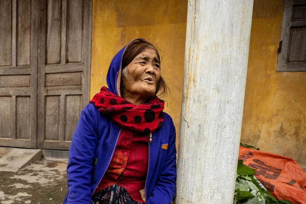 Vietnam Köyünde Çiftçi Eşi — Stok fotoğraf