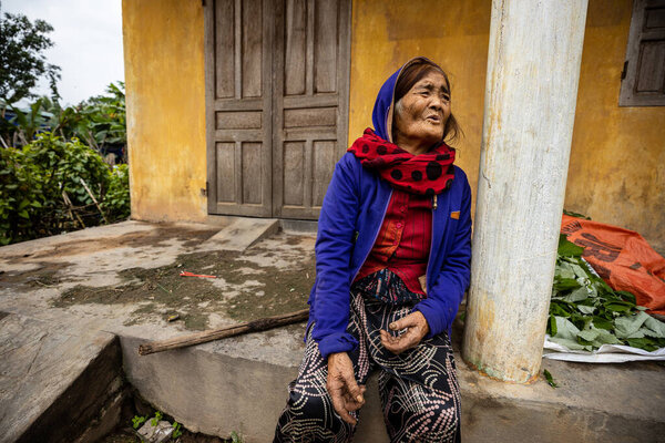 Farmers Wife in a Village of Vietnam