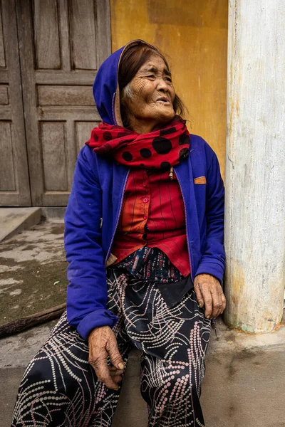 Campesinos Esposa Una Aldea Vietnam — Foto de Stock