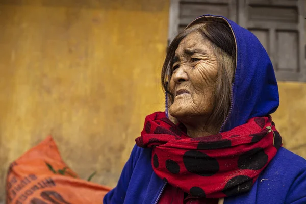 Vietnam Köyünde Çiftçi Eşi — Stok fotoğraf