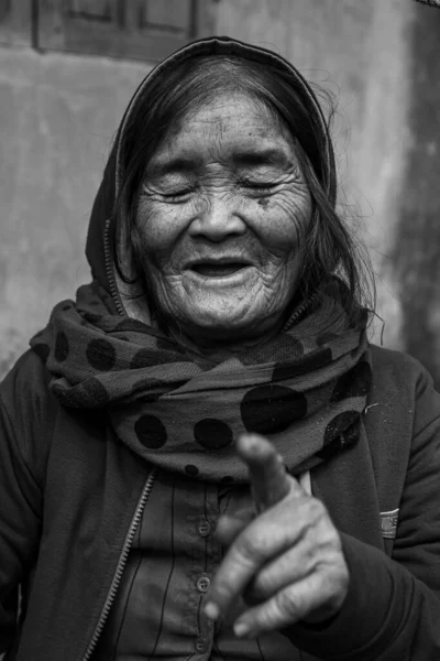 Campesinos Esposa Una Aldea Vietnam — Foto de Stock