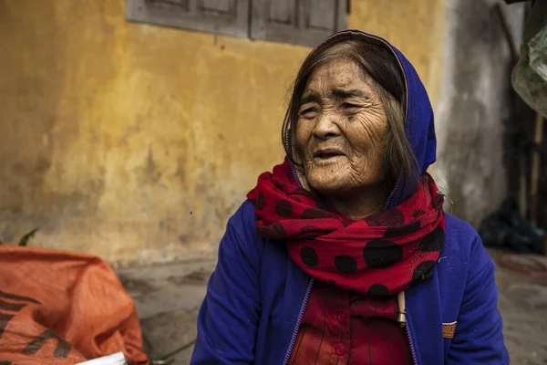 Campesinos Esposa Una Aldea Vietnam — Foto de Stock