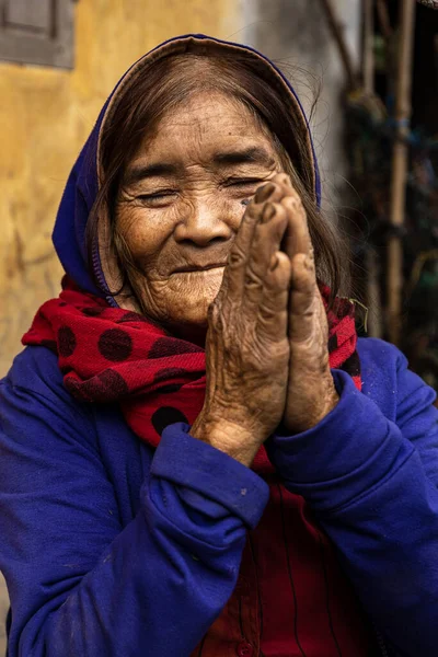 Campesinos Esposa Una Aldea Vietnam — Foto de Stock