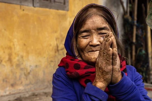 Campesinos Esposa Una Aldea Vietnam — Foto de Stock