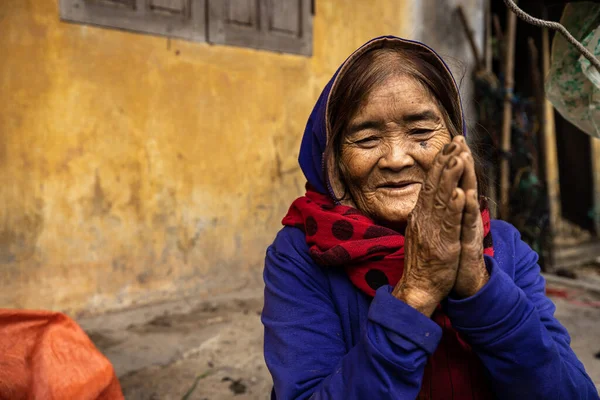 Campesinos Esposa Una Aldea Vietnam — Foto de Stock