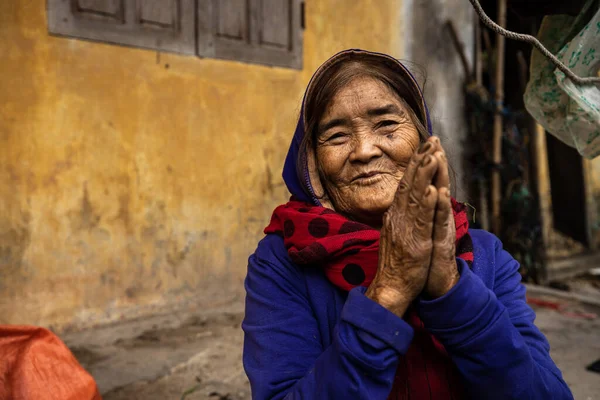 Campesinos Esposa Una Aldea Vietnam — Foto de Stock