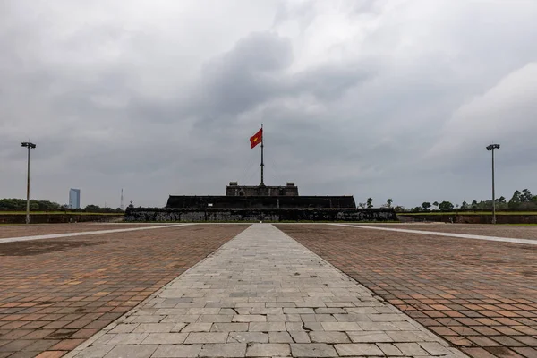 Bandera Ciudadela Hue Vietnam —  Fotos de Stock