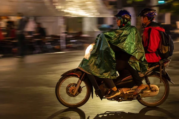 Vietnam Tue Caddelerinde Motosiklet Aralık 2019 — Stok fotoğraf