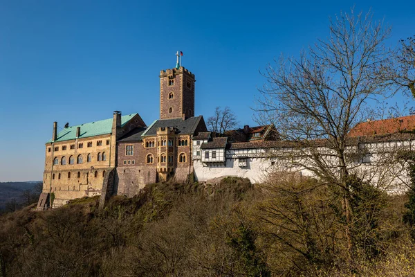 Castelo Wartburg Turíngia Alemanha — Fotografia de Stock